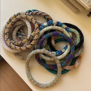 18 Lily and Laura bracelets.